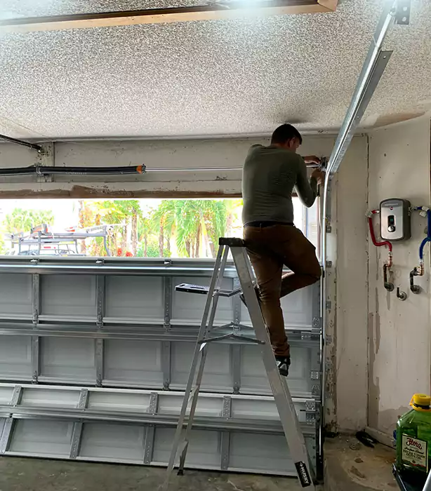 Garage Door Track Replacement Evans